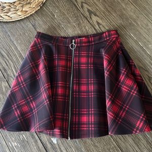 Hot topic plaid skirt